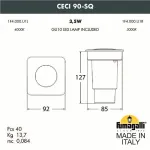 Встраиваемый в дорогу светильник Fumagalli Ceci 1F4.000.000.LYU1L от ImperiumLoft
