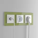 Розетка с заземлением и шторками, без рамки Werkel белый W1171101