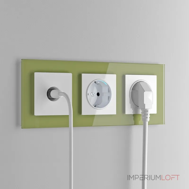 Розетка с заземлением и шторками, без рамки Werkel белый W1171101 Розетка с заземлением и шторками, без рамки Werkel белый W1171101