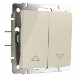 Выключатель для жалюзи Werkel Слоновая кость W1124503 от ImperiumLoft