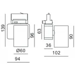 Светильник на штанге Deko-Light Nihal Mini 707055 Цвет арматуры серебро Цвет плафонов серебро от ImperiumLoft