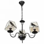 Подвесная люстра TopLight Donna TL7510D-03BL Цвет арматуры черный Цвет плафонов черно-белый от ImperiumLoft