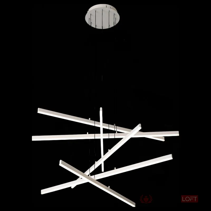 Подвесная люстра ST-Luce Basoni SL394.523.06 Цвет арматуры белый Цвет плафонов белый от ImperiumLoft