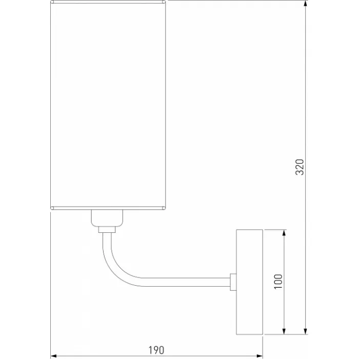 Бра Eurosvet Purezza 60128/1 золото от ImperiumLoft