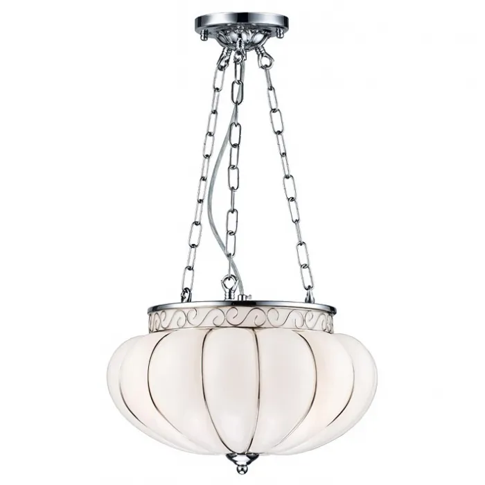 Подвесной светильник Arte Lamp Venice A2101SP-4WH Цвет арматуры хром Цвет плафонов белый от ImperiumLoft