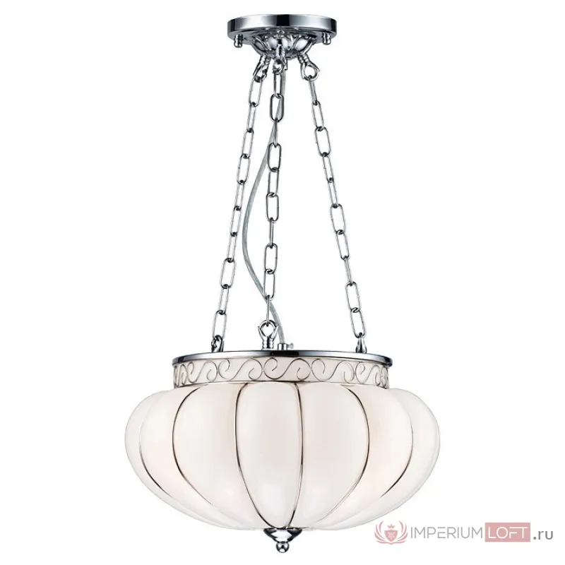 Подвесной светильник Arte Lamp Venice A2101SP-4WH Цвет арматуры хром Цвет плафонов белый от ImperiumLoft