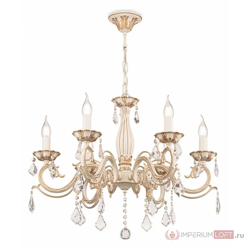 Подвесная люстра Maytoni Bronze 4 ARM245-06-W Цвет арматуры золото Цвет плафонов прозрачный от ImperiumLoft
