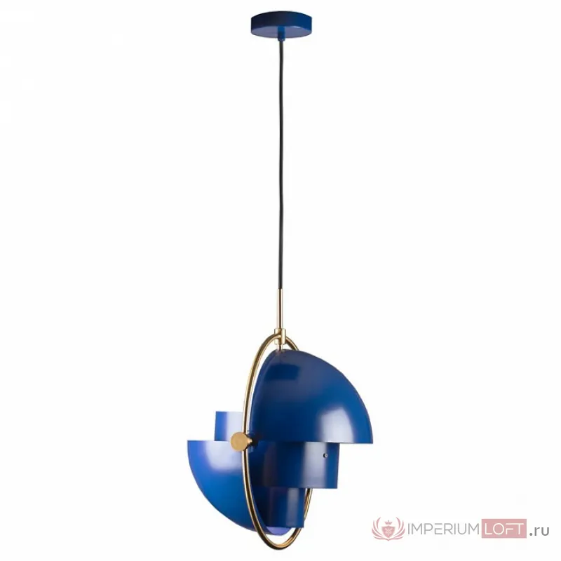 Подвесной светильник Loft it Multi-Lite LOFT9915-IND Цвет арматуры золото Цвет плафонов голубой от ImperiumLoft