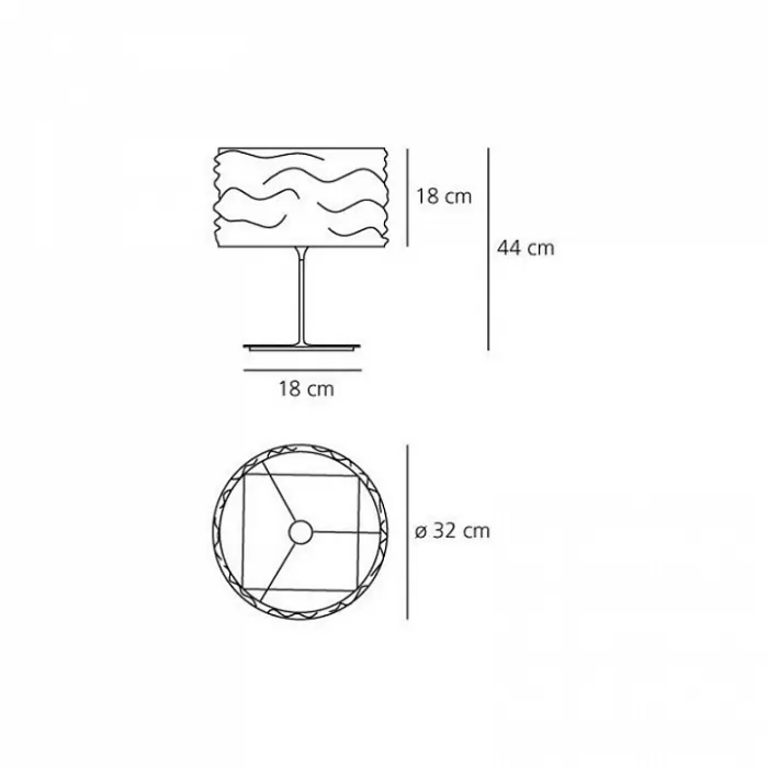 Плафон металлический Artemide Aqua Cil 0938020A от ImperiumLoft