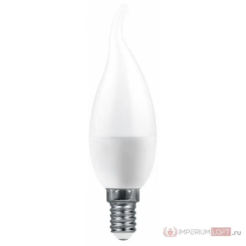 Лампа светодиодная Feron LB-1306 E14 6Вт 4000K 38048 Цвет арматуры хром Цвет плафонов белый от ImperiumLoft