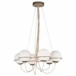 Подвесная люстра Lightstar Globo 803263 Цвет арматуры латунь Цвет плафонов белый от ImperiumLoft