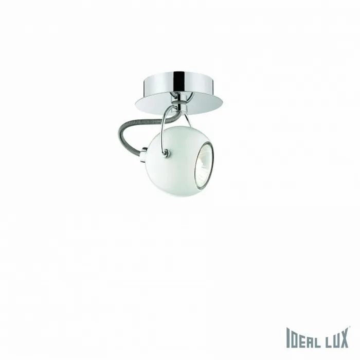 Спот Ideal Lux Lunare LUNARE AP1 BIANCO Цвет арматуры белый от ImperiumLoft