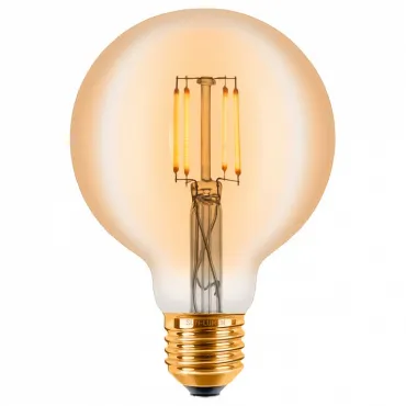 Лампа светодиодная Sun Lumen G95 E27 4Вт 2200K 057-301 Цвет арматуры золото Цвет плафонов белый