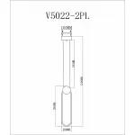 Подвесной светильник Moderli Store V5022-2PL