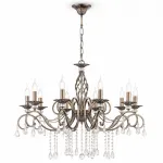 Подвесная люстра Maytoni Grace RC247-PL-10-R Цвет арматуры бронза Цвет плафонов прозрачный от ImperiumLoft
