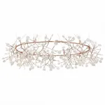 Подвесная люстра Loft it Heracleum 9022-243 Цвет арматуры золото Цвет плафонов белый от ImperiumLoft