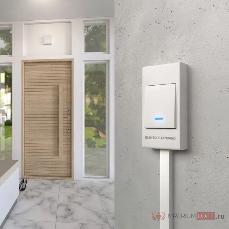 Звонок проводной Elektrostandard DBQ26 DBQ26M WM Белый от ImperiumLoft