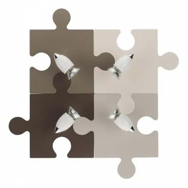 Спот Nowodvorski Puzzle 6382 Цвет арматуры коричневый