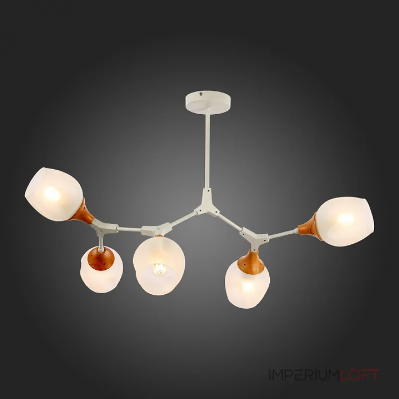 Люстра на штанге EVOLUCE Ciotolla SLE113502-05  Люстра на штанге EVOLUCE Ciotolla SLE113502-05