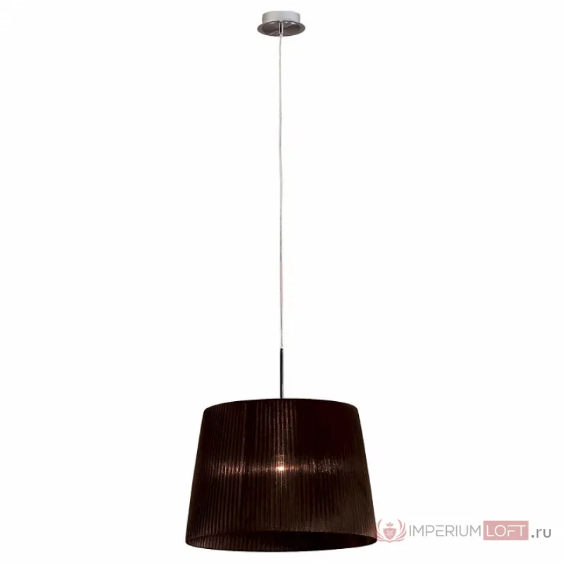 Подвесной светильник Citilux Гофре CL913612 Цвет арматуры хром Цвет плафонов коричневый от ImperiumLoft