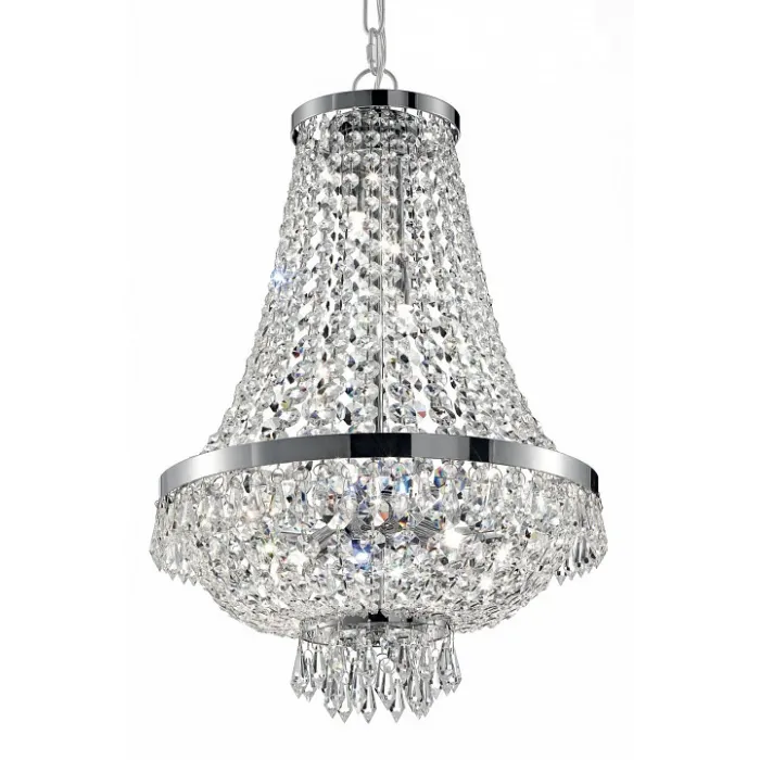 Подвесная люстра Ideal Lux Caesar CAESAR SP6 CROMO Цвет арматуры хром от ImperiumLoft