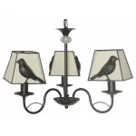 Подвесная люстра TopLight Donna TL7510D-03BL Цвет арматуры черный Цвет плафонов черно-белый от ImperiumLoft