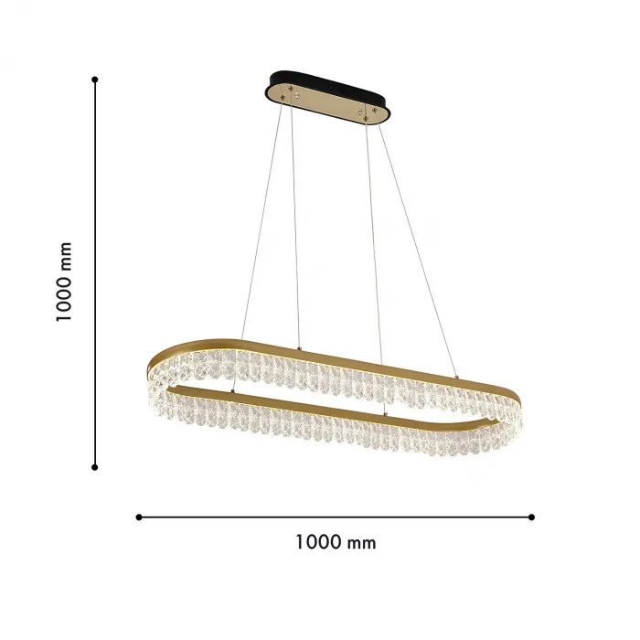 Люстра F-promo Lunetta 4186-1U от ImperiumLoft
