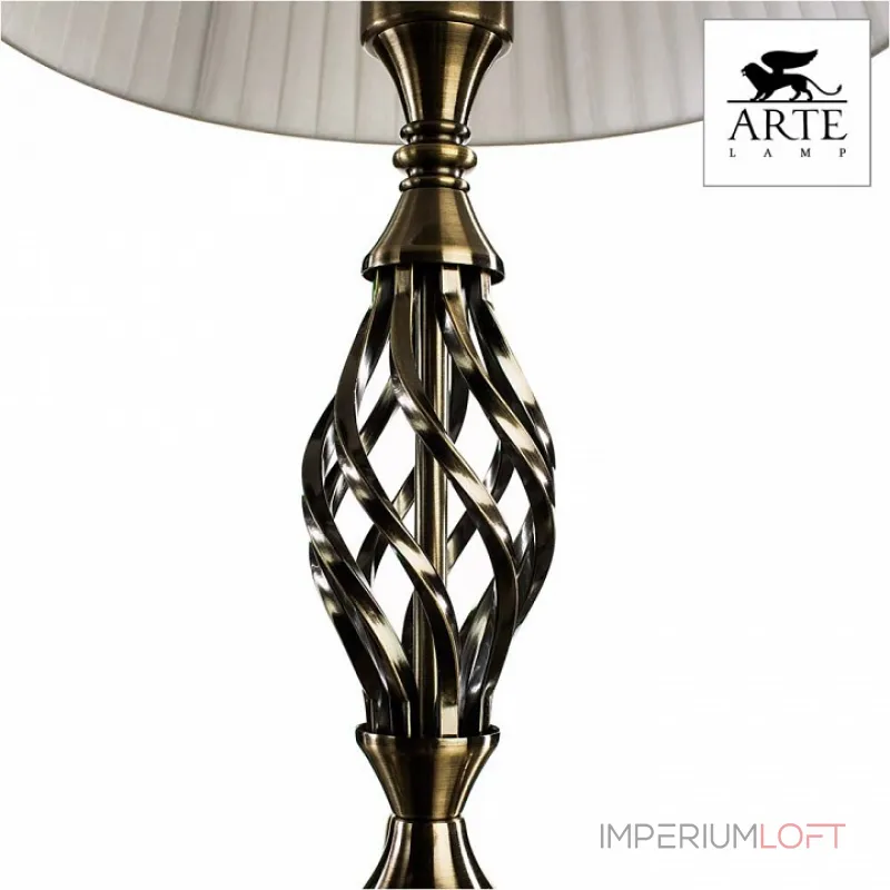 Настольная лампа декоративная Arte Lamp Zanzibar A8390LT-1AB Цвет арматуры бронза Цвет плафонов белый