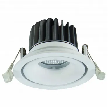 Встраиваемый светильник Arte Lamp Apertura A3310PL-1WH Цвет арматуры белый Цвет плафонов прозрачный