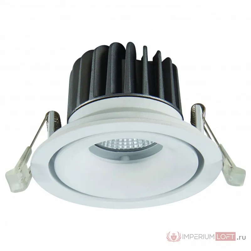 Встраиваемый светильник Arte Lamp Apertura A3310PL-1WH Цвет арматуры белый Цвет плафонов прозрачный от ImperiumLoft