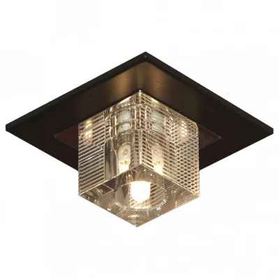 Встраиваемый светильник Lussole Notte Di Luna LSF-1300-01 Цвет арматуры хром Цвет плафонов прозрачный