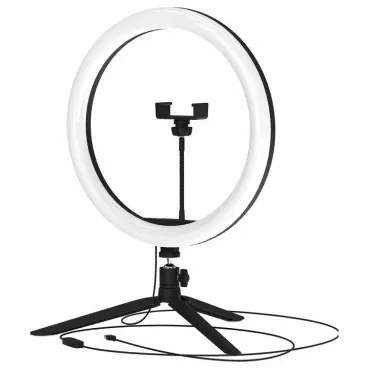 Настольная лампа офисная Gauss Ring Light RL003 Цвет плафонов черный