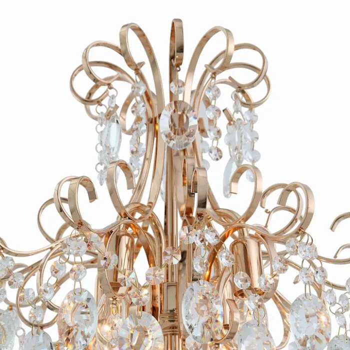 Торшер ST-Luce Orecchini SL846.205.04 Цвет плафонов прозрачный Цвет арматуры золото от ImperiumLoft