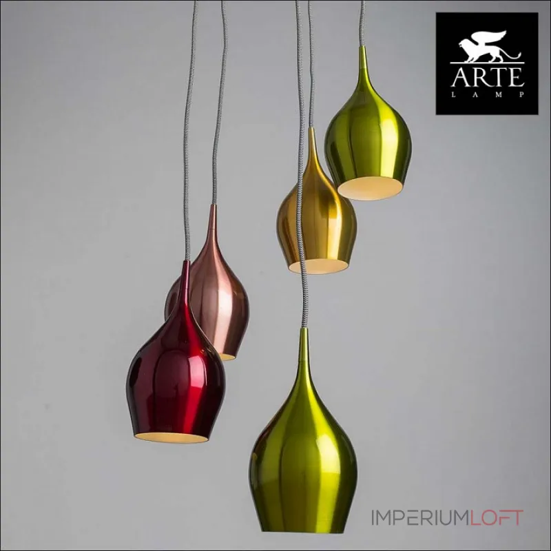 Подвесной светильник Arte Lamp Vibrant A6412SP-5CC Подвесной светильник Arte Lamp Vibrant A6412SP-5CC