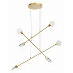 Подвесная люстра ST-Luce Montecelio SL6104.203.06 Цвет арматуры Желтый Цвет плафонов Неокрашенный от ImperiumLoft