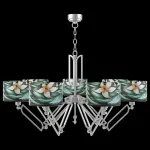 Подвесная люстра Lamp4You Hightech 15 M1-07-SN-LMP-Y-12 Цвет арматуры никель Цвет плафонов разноцветный от ImperiumLoft