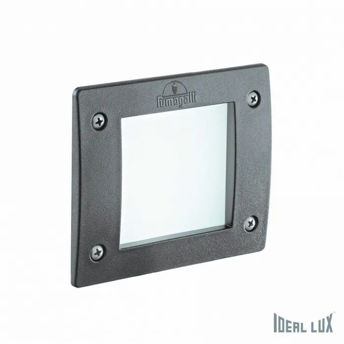 Встраиваемый светильник Ideal Lux LETI LETI FI1 SQUARE GRIGIO Цвет арматуры серый Цвет плафонов серый от ImperiumLoft