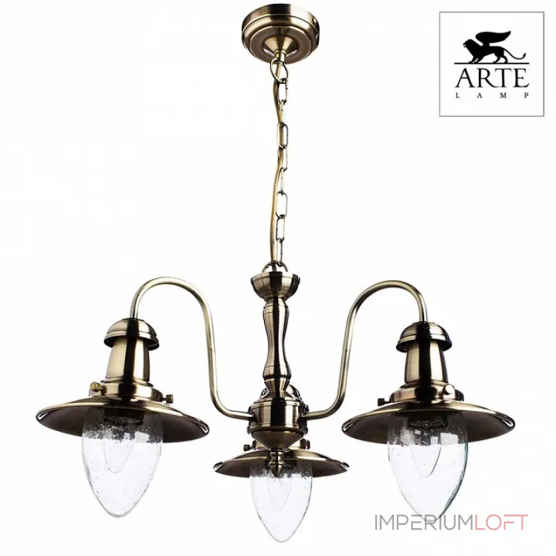 Подвесная люстра Arte Lamp Fisherman A5518LM-3AB 