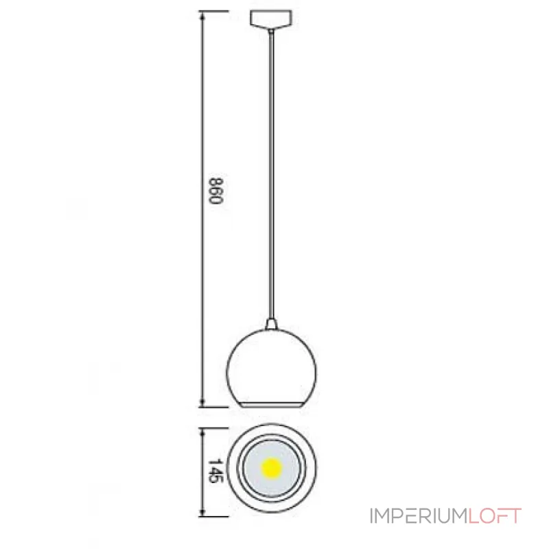 Подвесной светильник Horoz Electric HRZ00000793 