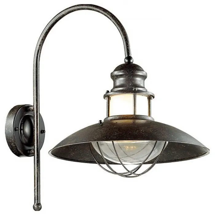 Светильник на штанге Odeon Light Dante 4164/1WA Цвет плафонов прозрачный Цвет арматуры коричневый от ImperiumLoft