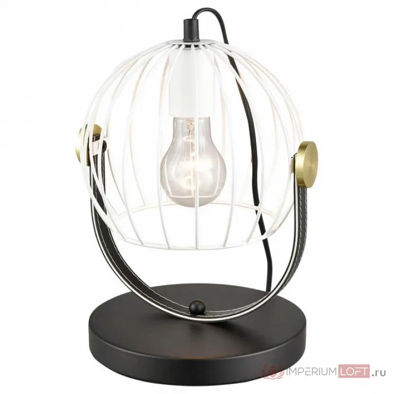 Настольная лампа декоративная Vele Luce Pasquale 654 VL6251N01 Цвет арматуры черный Цвет плафонов белый от ImperiumLoft