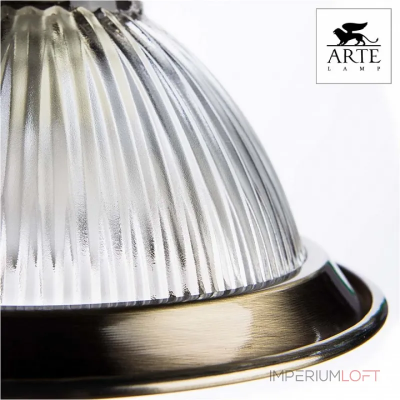 Бра Arte Lamp American Diner A9366AP-1AB Цвет арматуры бронза Цвет плафонов прозрачный