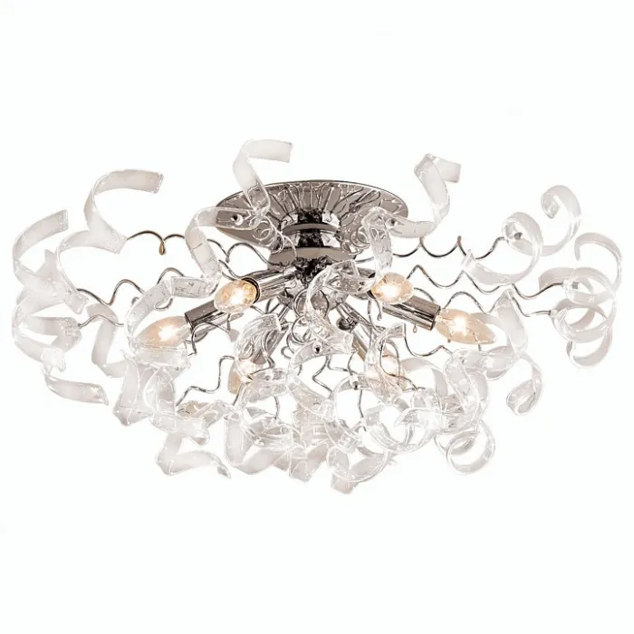 Потолочная люстра Citilux Рандом CL222160 Цвет арматуры хром Цвет плафонов прозрачный от ImperiumLoft