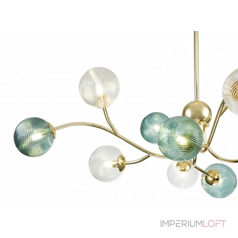 Люстра на штанге Indigo Selva 11032/12R Gold Люстра на штанге Indigo Selva 11032/12R Gold