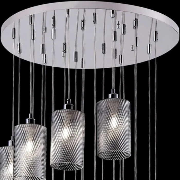 Подвесная люстра Maytoni Lamia MOD049PL-24CH Цвет арматуры хром Цвет плафонов прозрачный от ImperiumLoft