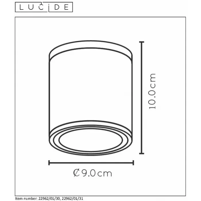 Накладной светильник Lucide 22962/01/30 от ImperiumLoft