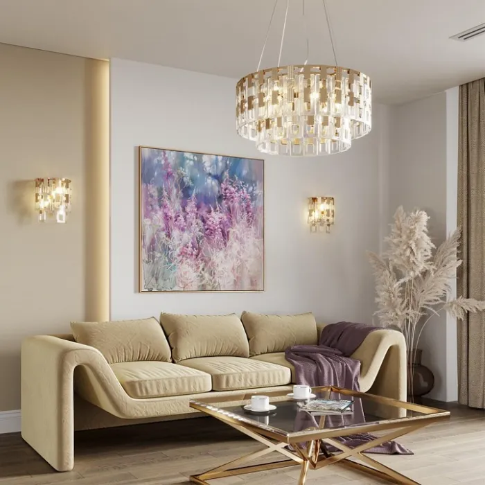 Подвесная люстра Odeon Light Buckle 4989/12 от ImperiumLoft