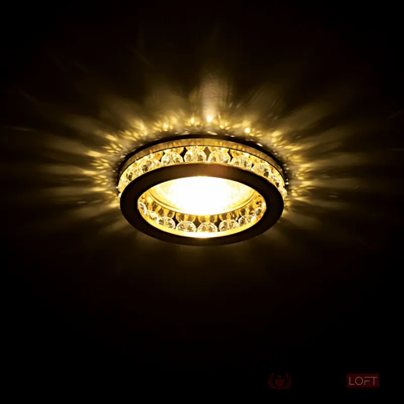 Встраиваемый светильник Lightstar Monilo 031702 Цвет арматуры золото Цвет плафонов прозрачный от ImperiumLoft