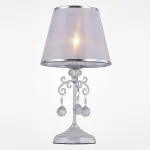Настольная лампа декоративная Rivoli Neve T1 SL Б0038402 Цвет арматуры серебро Цвет плафонов серебро