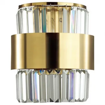 Накладной светильник Odeon Light Lepart 4840/2W Цвет плафонов прозрачный Цвет арматуры золото от ImperiumLoft